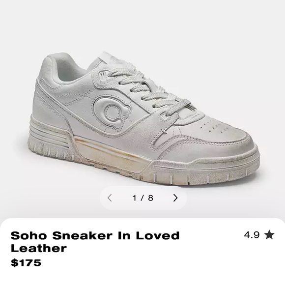 Soho Sneaker In Loved Leather - Picture 1 of 8